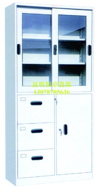 HZ-w08偏三斗移门柜