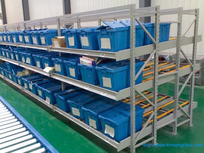 HZ-488型流利式货架应用案例 HZ-488型流利式货架应用案例