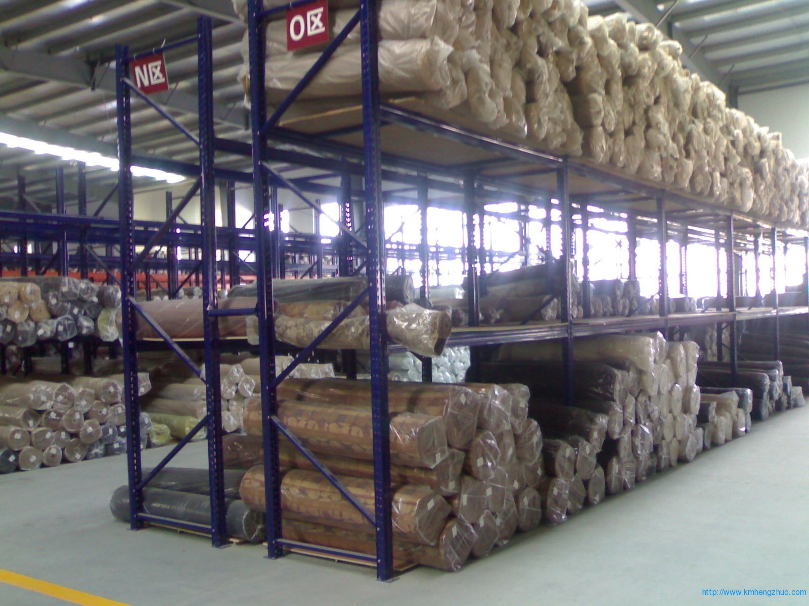 HZ-790型横梁式货架    重型高层仓库货架应用案例