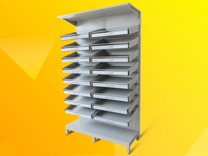 HZ-904型单面双盘可调药盘架