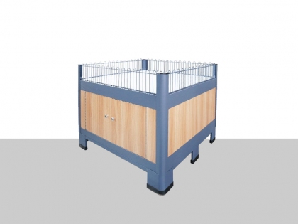 转印木纹促销台