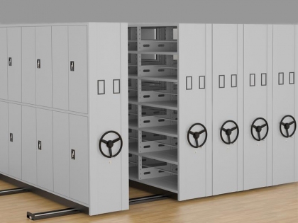 HZ-w30双门移动密集架(转盘式)