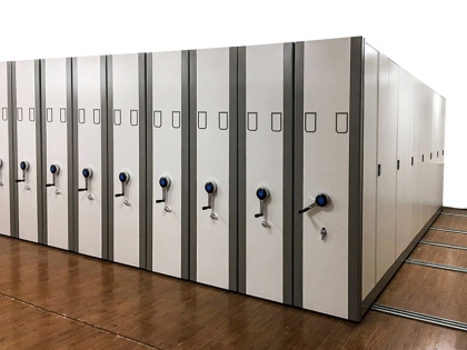 HZ-w31双门移动密集架(半自动式)